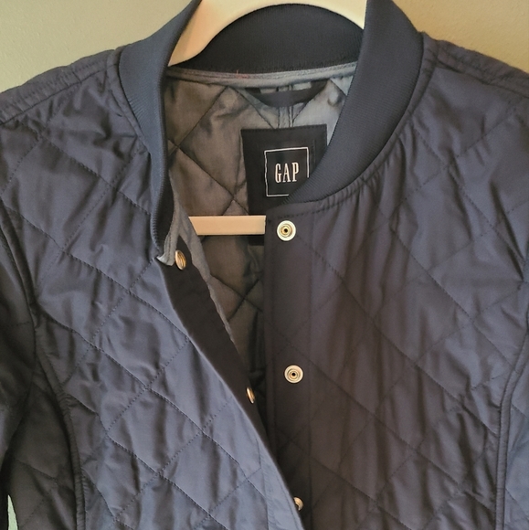Gap Quilted Jacket in Navy, Size Large - Picture 4 of 5